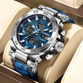 LIGE Electronic Men's Wristwatch Luxury LED Display Luminous Sports Man Watch Waterproof Military Quartz Alarm Date Watches Male