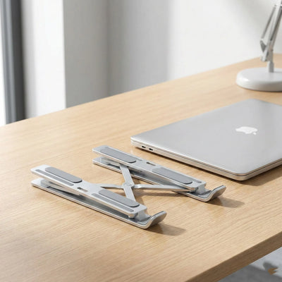 Foldable Aluminum Laptop Stand, 7-Level Adjustable | SAMAG