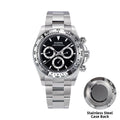 Sugess Panda Diver Chronograph Mens Watch Automatic Peacock SL-4801 Movement Luxury Waterproof Mechanical Wristwatches 2024 New