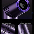 TINSOL 2026 New Lipstick Mini Handheld Fan, Portable Foldable Neck-Hanging Fan with Digital Display and Lighting Function