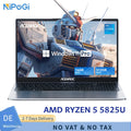 NIPOGI LX15Pro Laptop, AMD Ryzen-7 5700U Computer, 15.6-inch FHD (1920 X 1080) Display, 16GB DDR4 512GB SSD 180° Fold, WiFi 6 BT