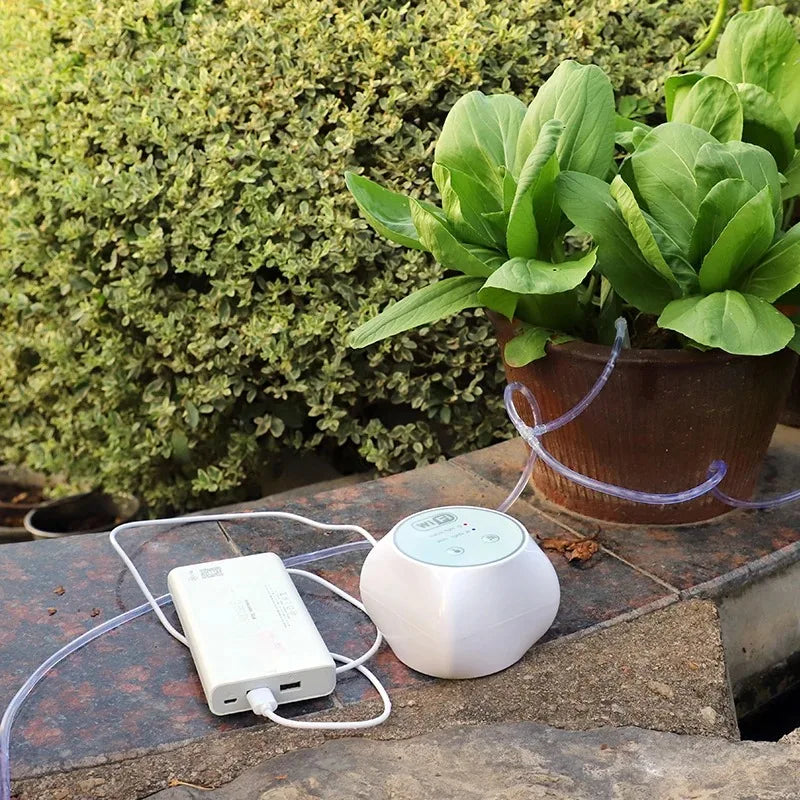 WiFi Automatic Watering Set Adjustable Drip Irrigation System for Balcony Garden Potted Plants Timing Watering Device