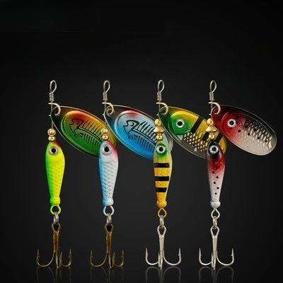 Rotating Metal Spinner Fishing Lures 9g Sequins Iscas | SAMAG
