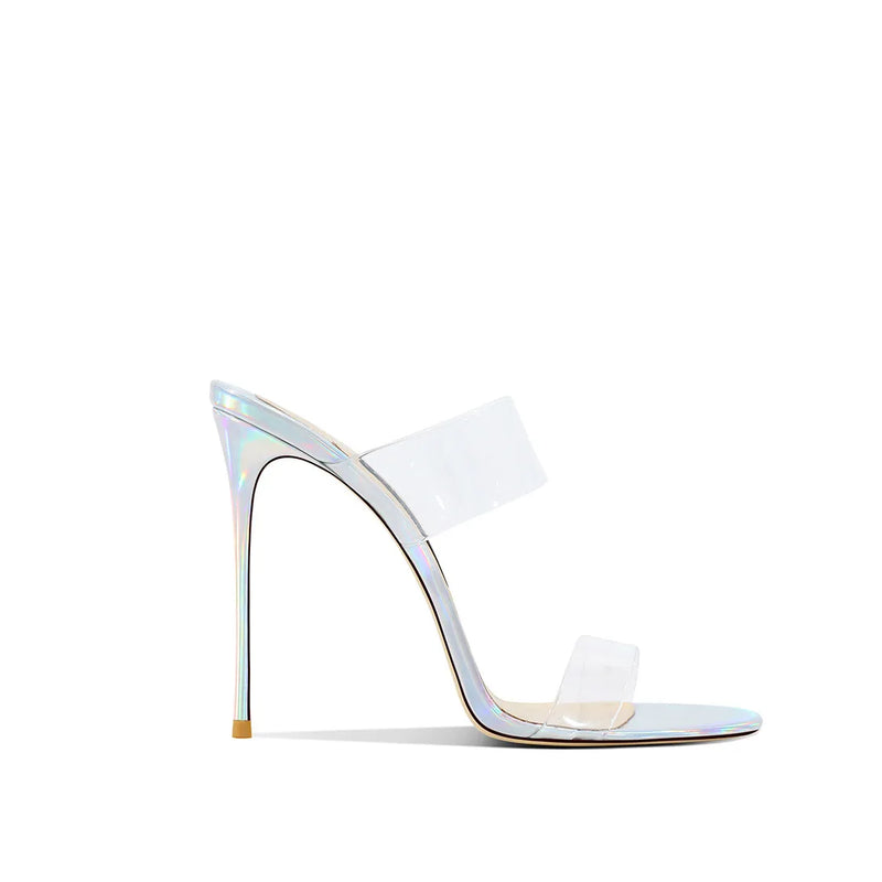Transparent Sandals Drag Women's Stiletto High Heels Summer Fashion New Women's Slippers