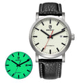 BERNY Automatic Men's Watch Top Brand Luminous 316L Stainless Steel Self-Wind Sapphire Wristwatch Mesh Belt Mechanical Men Watch