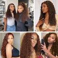 Chocolate Brown Burmese Curly Human Hair Bundles 4# Double Drawn Vietnamese Human Virgin Hair Weave Vietnamese Raw Hair Bundles