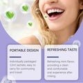Purple Mouthwash Fresh Mint Flavor Gentle Formula Daily Oral Care Portable 20 Sachets Travel Size No Alcohol Quick Rinse 240ml