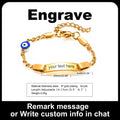 Customized Heart Bracelet for Little Girl Boy, Engravable ID Name Bracelet, Personalized Stainless Steel Chain Birthday Gift