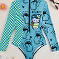 Hello Kitty Light Blue Bandeau Bikini Set for Women Tie | SAMAG