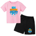 New 67 Number Six Seven Print Kids Cool Summer T - shirt - View 3 | SAMAG