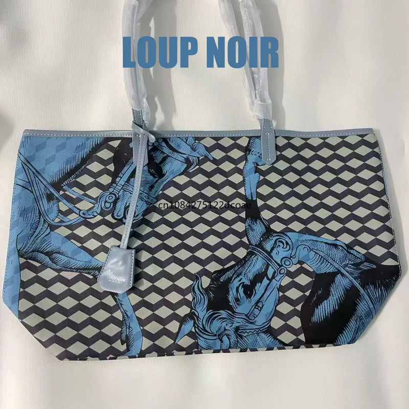 LOUP NOIR Tote Bag for Women Shoulder Women Bags High Quality Famous Brands Bag Casual Totes Large Capacity Noir Bag