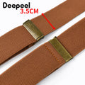 Deepeel 3.5*120cm Men's Adult Suspender X - Type Braces 4 Clips Hook Buckles Adjust Strap Elastic Belt for - Visuel 3 | SAMAG