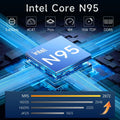Intel N95 14.1 Inch Laptop 4C4T 3.4GHz 15W TDP 6MB L3 32GB RAM 1TB 2TB SSD 1920x1080 Portable Office Study PC Max Pro