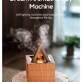 280ml Flame Aroma Diffuser USB Air Humidifier Colorful Atmosphere Light and Remote Control Bonfire Essential Oil Aroma Diffuser