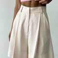 Wolfeel Women's High Waisted Shorts with European - View 3 | SAMAG