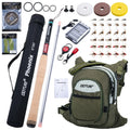 Goture Fly Fishing Rod Combo Ultralight Tenkara Rod with Flies, Tippet, Line, Tackle Backpack Full Set for Trout Stream Fishing