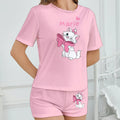 Women's Disney Marie Cat Cute Cartoon Love Printed | SAMAG