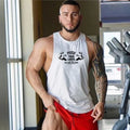 PUSH YOUR LIMITS NO PAIN NO GAIN Gym Vest Mens Bodybuilding Tank Tops Summer Cotton Fitness Sleeveless Shirt Workout Clothing
