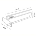 No Drilling Metal Wine Glass Holder - Stemware Rack for Under Cabinet Storage Kitchen Organization - View 5 | SAMAG