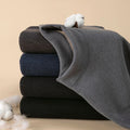 Men's Thermal Underwear Set First Layer 2pcs Heavyweight Velvet Tops + Pants Thickened Warm Skin-friendly Pullovers Set XL-4XL