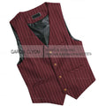 Mens Suit Vest 1920s Mens Vest Slim Fit Formal Business Gangster Waistcoat Striped Tops Cropped Tank Tops 2024 Vests