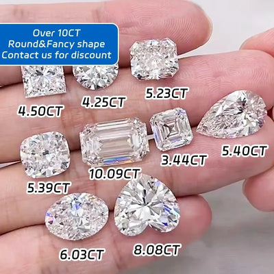Limited - time 50% off on Large With IGI Certificate 7ct 8ct 9ct 10ct 20ct 30ct Big Lab Grown Diamonds CVD Laboratory | SAMAG