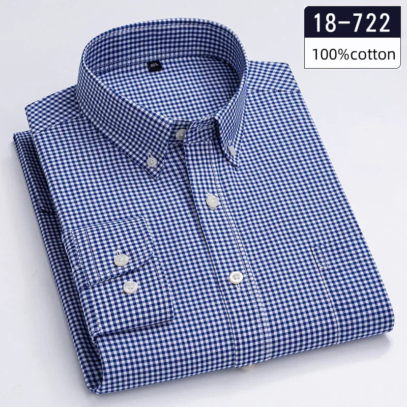 New in Shirt High-Quality 100% Cotton Long-Sleeve for Men | SAMAG