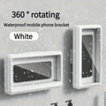 Fixed Waterproof and Anti-fog Mobile Phone Case Self-adhesive for Bathroom Shower Phone Holder Waterproof Touched Shower Phone