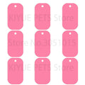 Wholesale 100Pcs Dog ID Tags Customized Custom Engraved Dogs Pet Name Phone Aluminum Round Military Identity Plate Personalized