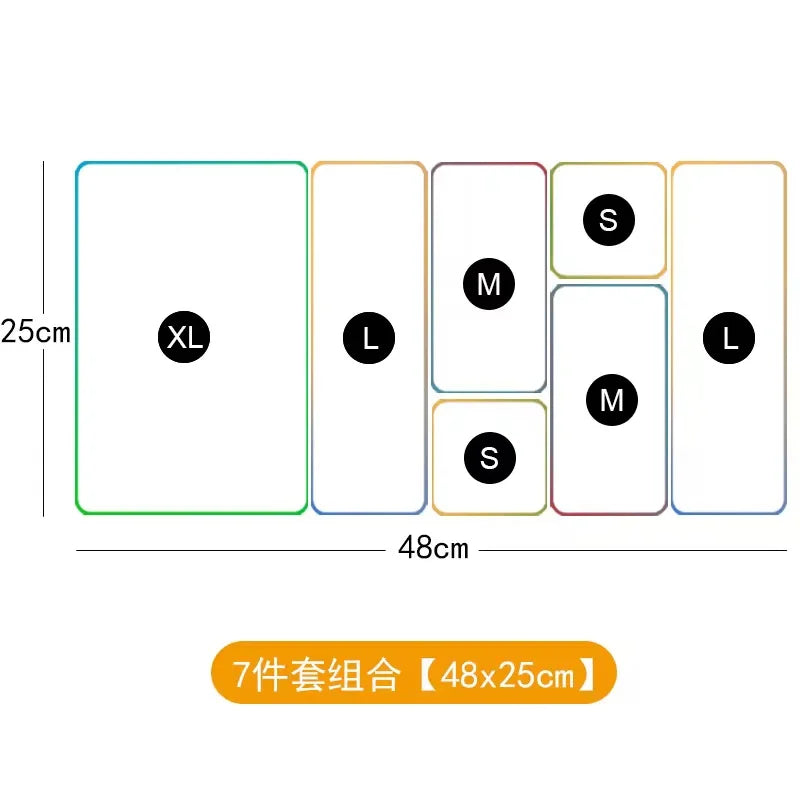 Drawer Transparent Visual Jewelry Accessories Storage Box Plastic Household Items Cosmetics Organizing Box