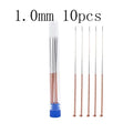 10Pcs Stainless Steel Nozzle Cleaning Needles 0.2mm 0.3mm 0.4mm 0.5mm 0.6mm 0.8mm 1.0mm Drill Bits 3D Printer Parts Accessories