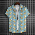 Hawaiian Shirt For Men 3d Beer Printed Short Sleeve Party | SAMAG
