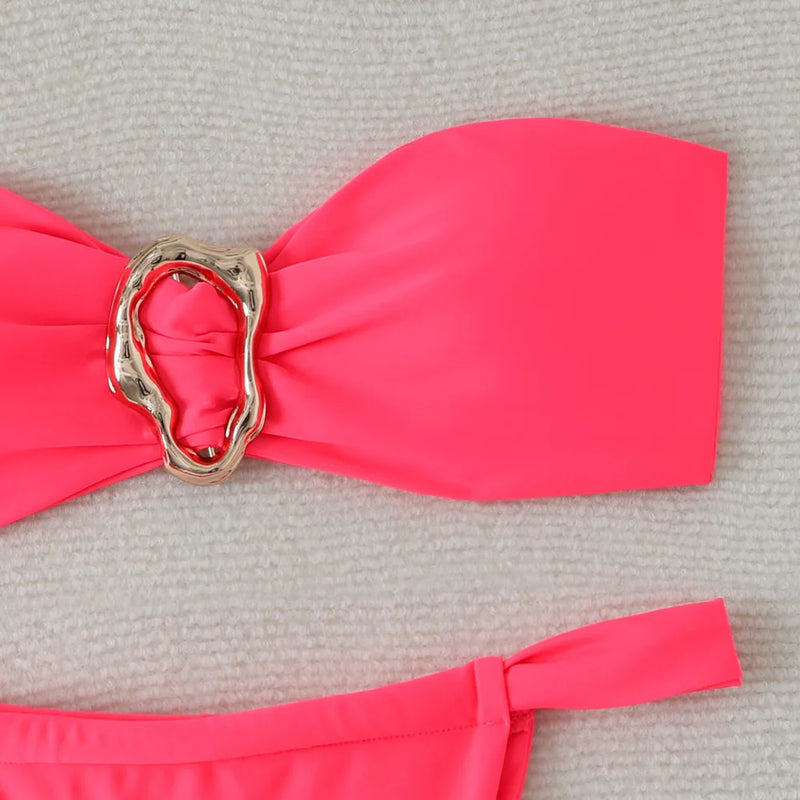 Triangle Bandeau Women Swimsuit Bikini Woman Two-piece | SAMAG