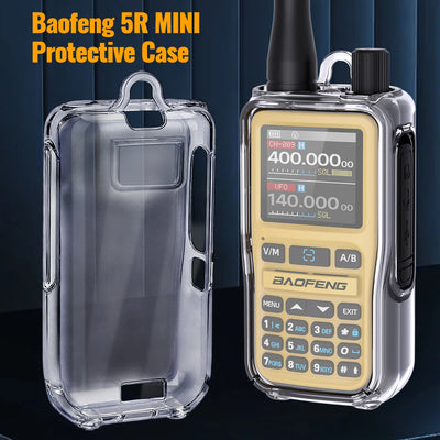 Baofeng 5R Mini Walkie Talkie Transparent Protective | SAMAG