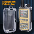 Baofeng 5R Mini Walkie Talkie Transparent Protective Cover Clear TPU Soft Case Pouch Ham Radio Bag For Camping Hunting