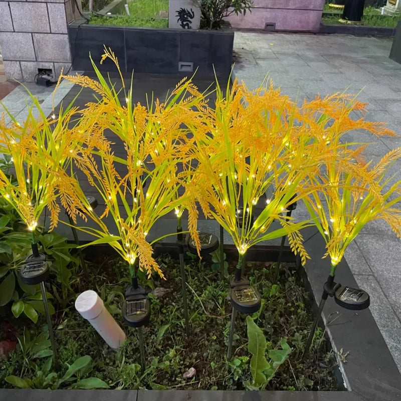 Wheat Ear Garden Lawn Yard Decoration Path Decor  Home Decoration Accessories Fake Plants Plant Pot Artificial Flowers Outdoor