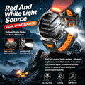 2026 New Military TANK 1400mAh Battery Smart Watch IP68 Waterproof LED Flashlight Heart Rate Sports tracker SOS Smart Watch Men