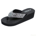 2025 Summer Fashionable versatile Beach Slippers Women'S Elegant minimalist Flip Flops Casual comfortable Wedges women Sandals