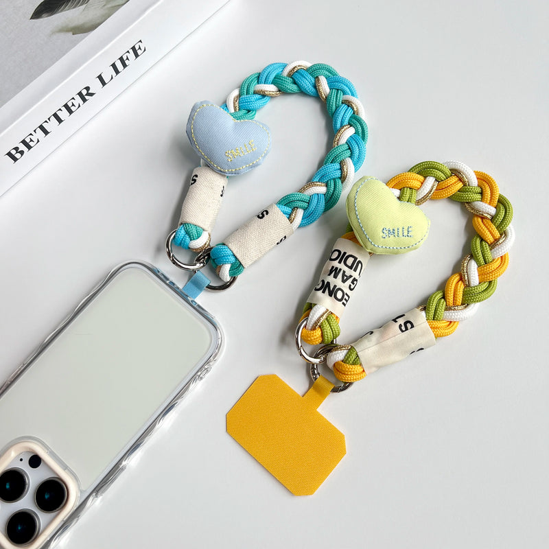 Newly Upgraded Thick And Durable Braided Short Rope Mobile Phone Universal Lanyard Multi-Purpose Hand Pull Anti-Loss Rope