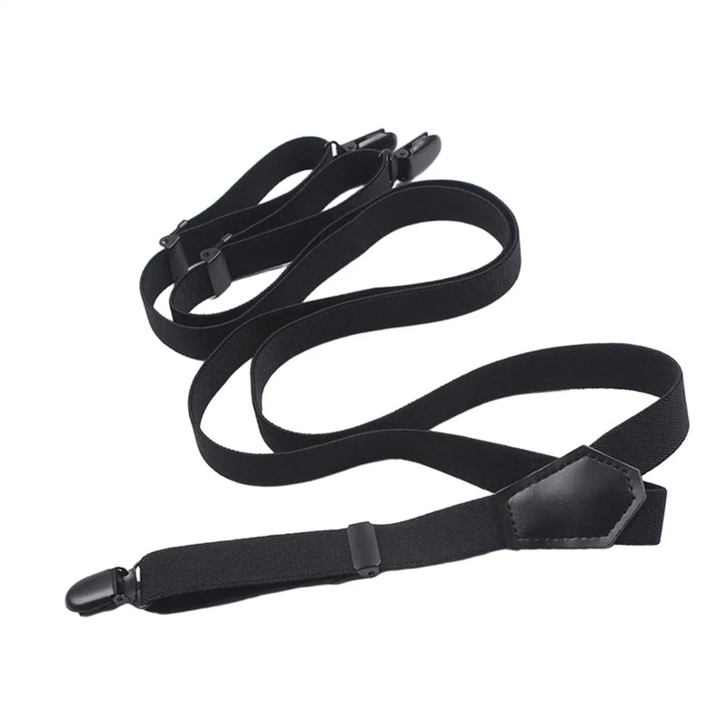 Suspenders for Men Belt Fashion Elastic Trouser Pants Braces with 3 Hooks for Formal Events Business Wedding Costume Pants