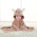 Multifunctional Baby Bath Towel with Animal Design, Baby Bath Towel, Animal-Shaped Baby Blanket, Absorbent, Quick-Drying, Soft and Skin-Friendly, Suitable for Bathing and Swimming for Children Aged 0-3, Baby Holiday Gift