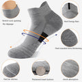 3 Pairs Anti-slip Soccer Socks Men Mid Tube Cotton Short | SAMAG