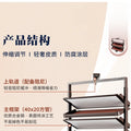 Built-in Height Adjustable Shoe Cabinet Closet Space Saving 360° Rotating Shoe Rack, Multi-layer Shoe Holder Storage Organizer