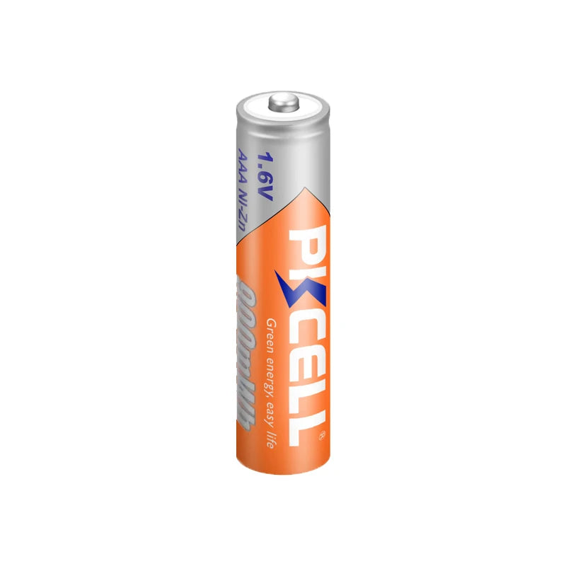 12Pcs PKCELL AAA 1.6V 900mWh Ni-Zn AAA Rechargeable Battery Batteries 3A NiZn AAA Batteries for Microphone Wireless Keyboard