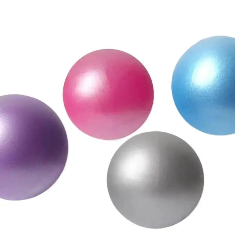 25cm Explosion Proof PVC Mini Yoga Ball Anti-Burst Straw Pilates Ball Small Fitness Training Pose Ball Portable Soft Exercise Ba