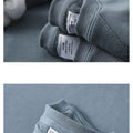 380g Tight Match Heavy Inverted Triangle Loose Versatile Solid Cotton Vintage Autum Winter Long Sleeve Round Neck Sweater
