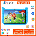 Global Unlocked 7 Inch Kids Educational Tablet 5G WiFi Android Quad Core 4+64GB Children Learning Gift Tablet Children's Gifts