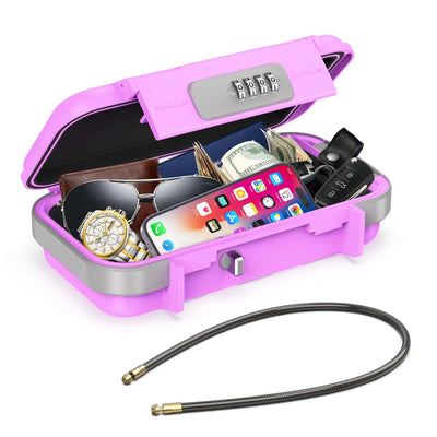 Portable Safe Box Combination Lock with Code Waterproof Anti - Theft Travel with Removable Chain for Home | SAMAG