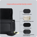 Leather Car Stowing Tidying Seat Middle Hanger Storage Bag Auto Handbag Holder Between Seats of The Car Tissue Water Cup Pockets