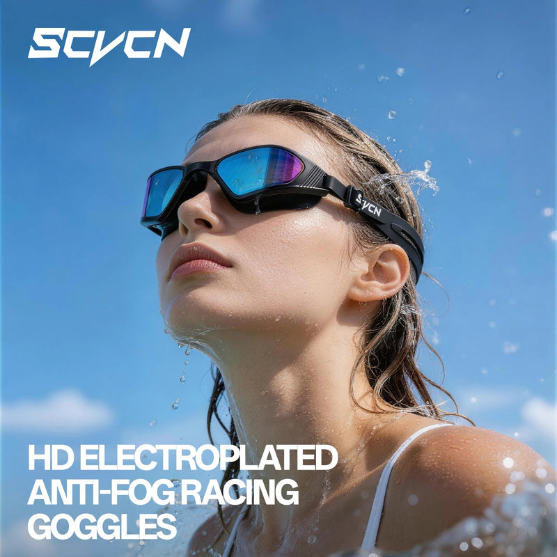 SCVCN Professional Swimming Goggles Anti-fog Waterproof | SAMAG